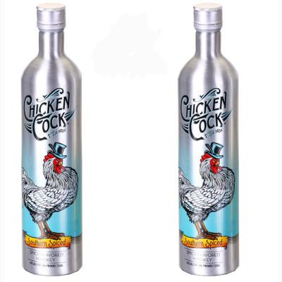 China 500ml 750ml 1000ml 1300ml Empty Aluminum Beverage Wine Bottle Drinks With Aluminum Lid for sale