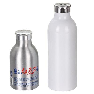 China 2oz Aluminum Foil Talcum Powder Bottles With Clutch Lids Packaging for sale