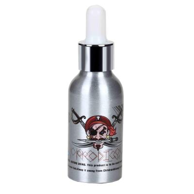 China Popular High Quality Mini Metal Aluminum Bottle 10ml Essential Oil Cosmetic Dropper Bottle for sale