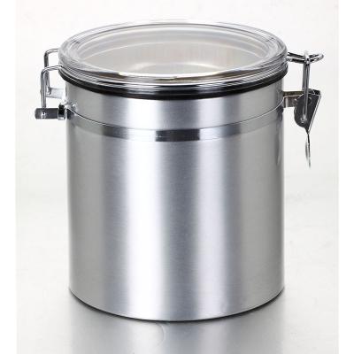 China Minimalist Decorative Aluminum Chocolate Gift Cookie Tins 700g Aluminum Jar Jar for sale