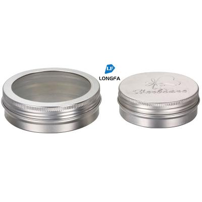 China 80g jar ointment jar metal cream jar 80ml cosmetic container empty aluminum cosmetic storage box for sale