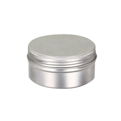 China 10g 15g 30g 50g 60g 80g 100g150g 180g 200g 350g multi-specification aluminum box matte tin can cosmetic round black screw lid tin cans for sale