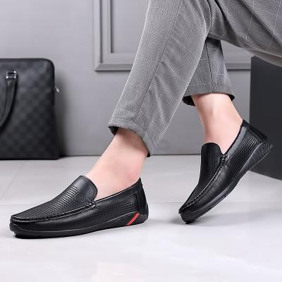 China Discount Price Round Leather Men Shoes Factory Supply Black Anti-skid Dressing Shoes Cheap Stylish Dress Shoes for sale