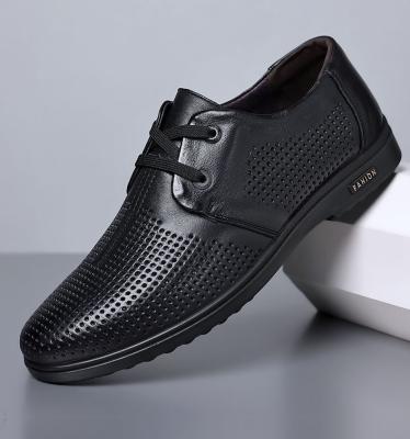 China Wholesale Factory Price Office Business Occasion Round Men Leather Trim Elegant Shoes Casual Dress Shoes for sale