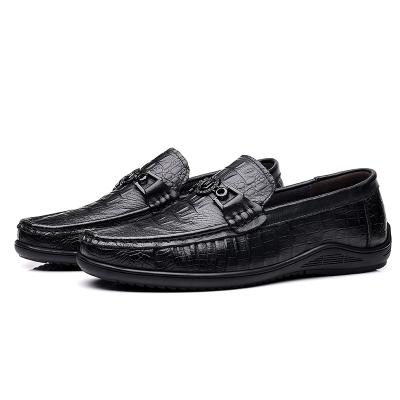 China Oxford Round Classic Modern Formal Business Shoes Men's Loafer Shoes Stylish Real Leather Men's Shoes Genuine Leather Trim for sale