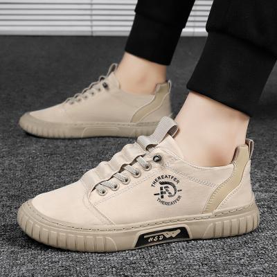 China 2022 New Fashion Lightweight Summer Breathable Canvas Walking Casual Men's Sneakers Lazy Shoes for sale