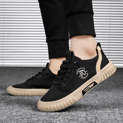 China 2022 Lightweight Fashion Flat Men's Running Flat Men's Fashion Canvas Shoes Customized Hot Selling Shoes for sale