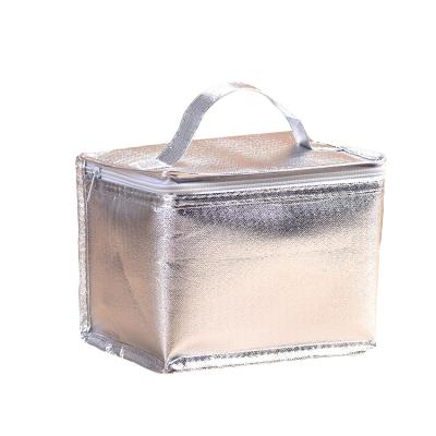 China Wholesale Promotional Custom Printed Eco-friendly Portable Non Woven Ice Cooler Bag Waterproof Insulated Lunch Box for sale