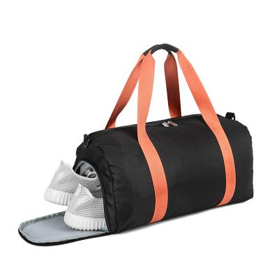 China Best Portable Custom Unisex Logo Travel Duffel Bag Custom Made Gym Sports Duffel Luggage Bag for sale