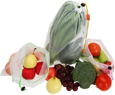 China Hot Selling Portable Shopping Bag Fruit Vegetable Mesh Eco Friendly Eco Friendly Reusable Shopping Bags for sale