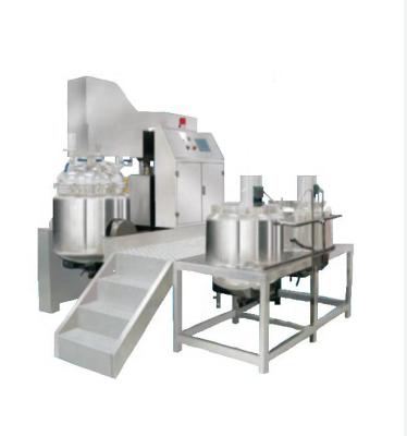 China ZJR-250L Viscous Liquid Mustard Sauce Custard Cream Making Machine Vacuum Emulsifying Mixer for sale