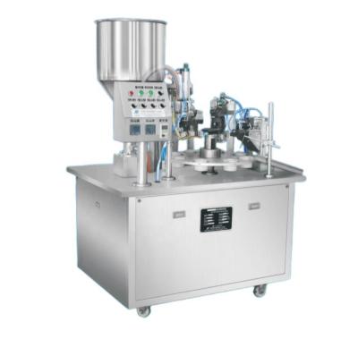 China FGF-5 Semi-automatic Soft Plastic Laminated Food Tube Filling And Sealing Machine for sale