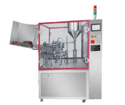 China GFJX-3 A-Z Automatic Hand Chemical Cream Gel Glue Filler and Sealer Metal Spray Aluminum Tube Filling and Sealing Machine for sale