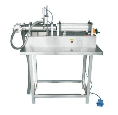 China GS-QW Food Shampoo Ointment Liquid Filling Machine Manual Horizontal Pneumatic Lotion Filling Machine for sale