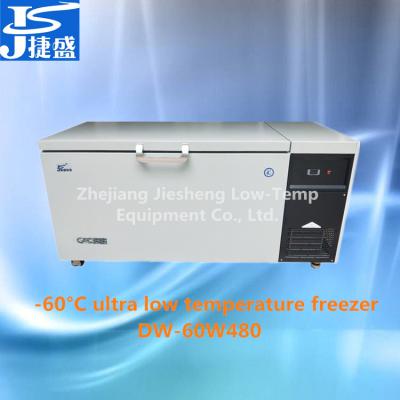 China Single-temperature -60C Degree Ultra Low Temperature Chest Freezer 480L Ultra Cold Freezer for Cryogenic Tuna Freezer for Chemical and Electronic for sale