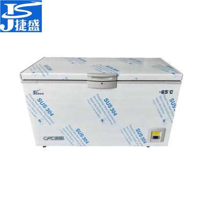 China Single-temperature minus 60 degree super freezer 308L for storing tuna and sashimi SUS304 stainless steel exterior anti-corrosion for sale