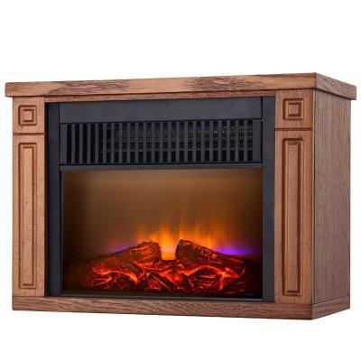 China Household low price guaranteed quality mini wall mount electric fireplace with mantel for sale