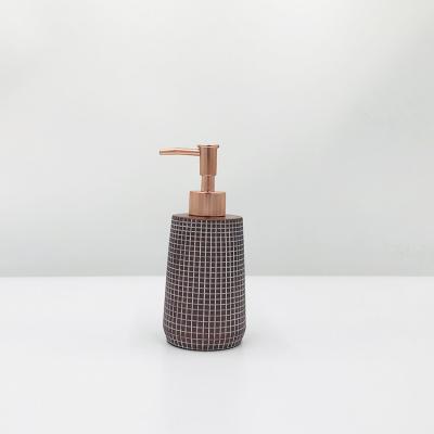 China Sustainable Unique Cement Bathroom Accessories Liquid Concrete Soap Dispensers for sale