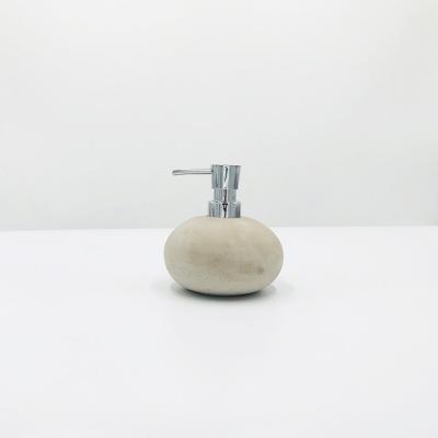 China Production Natural Bathroom Foam Soap Dispenser Cement Soap Accessory Lotion Dispenser For Wholesale for sale