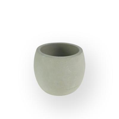 China Eco-friendly Wholesale Hot Sale Planter Garden Cement Gray Natural Flower Pots Succulent Concrete Pots for sale