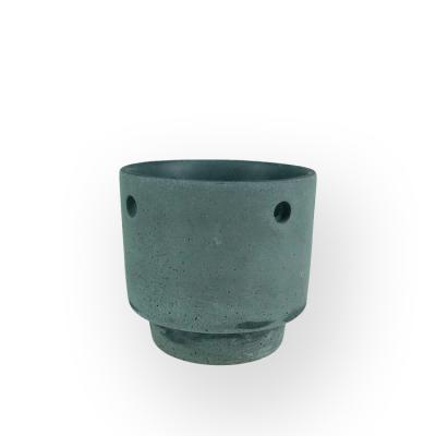 China Eco-friendly Wholesale Vintage Mini Garden Flower Pot Concrete Garden Cement Pots For Plants for sale