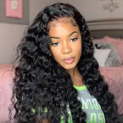 China Cutical Loose Wave Glueless Wigs Hair Brazilian Aligned Loose Curly Lace Front Wig Peruvian Unprocessed Platinum Blonde for sale