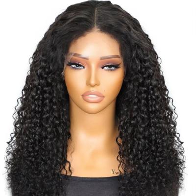 China Jerry Curl Free Curly 13x6 Hd Human Swiss Human Hair 4/27 Jerry Curl Lace Front Wigs 4/27 for sale