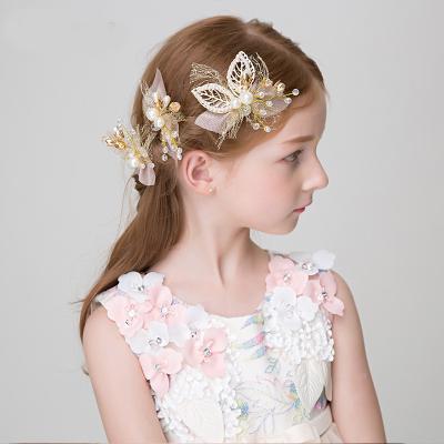 China Children's headdress hairpin the new handbook of girls hair clip crown princess girl hair band pictures near children's ornaments headdress hairpin for sale