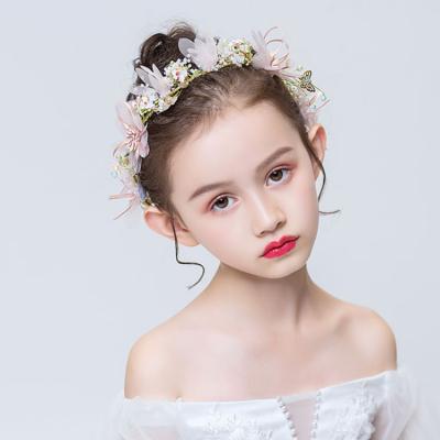 China Children's hair circle the new 2022 children's hair accessories hair circle hairpin girls tire crown princess main band performance for sale