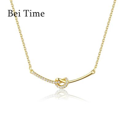 China 2022 Elegant Romantic Gold Plated Clavicle Chains Mixed Stone Setting 925 Silver Women's Chain Necklaces for sale