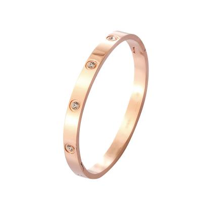 China Fashionable promotion wholesale high quality classic design titanium steel bangles and bangles for sale