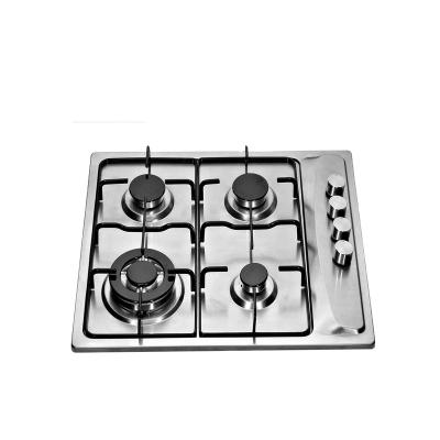 China Household Household Kitchen Gas Stove Stainless Steel Built In 4 Burners Gas Cooktops for sale