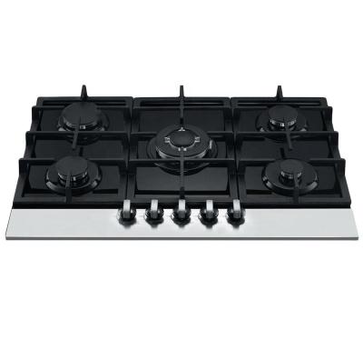 China Household 75cm Glass Panel Kitchen Cooking Gas Stove Hob for sale