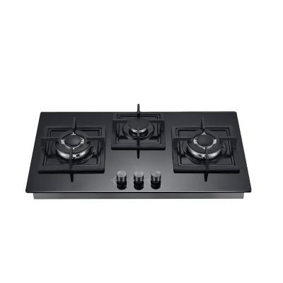 China Household Fashion Kitchen Appliance Cooking Equipment Industrial 3 Burner Gas Stove for sale