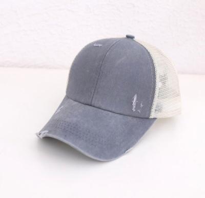 China JOINT Embroidered Vintage Dyed Adjustable Washed Cotton Baseball Cap for sale