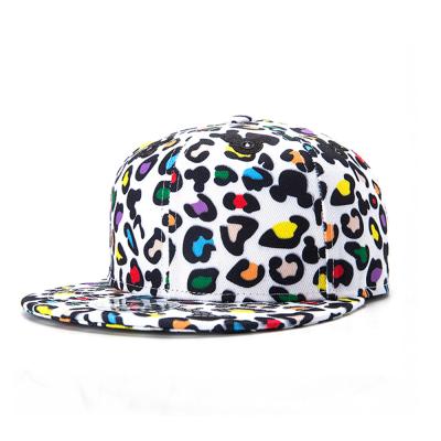 China COMMON High Quality Custom Painted Flat Pattern Big Brim Bill Street Snapback Hat for sale