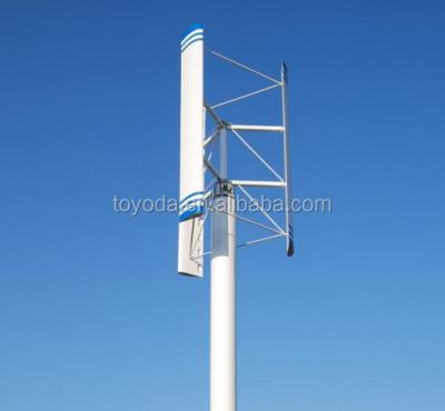 China Bird Safe Monitor 1kw Vertical Axis Wind Turbine Kit for sale