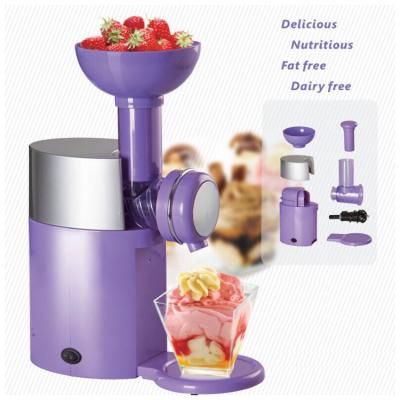 China Easy Factory Supply 160W DIY Portable Colorful Fruit Ice Cream Maker Fruit Dessert Maker for sale