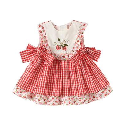 China Cute Washable Baby Dresses Fancy Cotton Baby Girl Dress Latest Designs Fairy Dress for sale