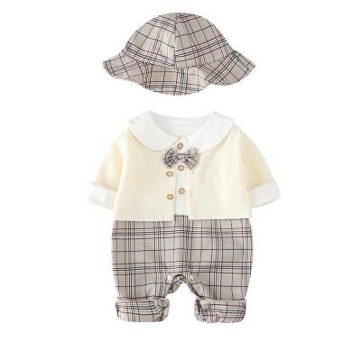 China 2022 Newborn Infant Girls Baby Boy Clothes Baby Romper Female One-Piece Suits Sibling Outfit Outfits for sale