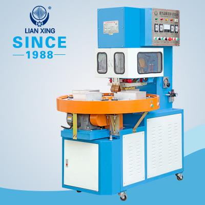 China Automatic Turntable PVC Plastic Welding High Frequency Plastic Welding Machine for sale