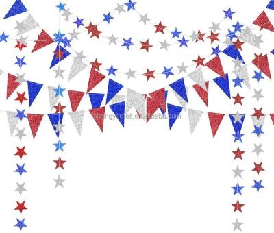 China Durable Hot Selling 4th of July Party Decorations Set Independence Day Patriotic Banner for sale