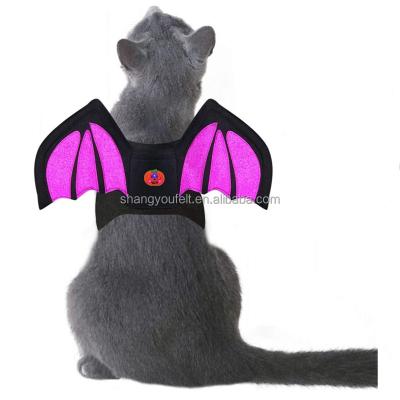 China Viable Hot Selling Bat Wing Pet Harness With Wing From Cat And Dog Costume Halloween for sale