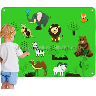 China Felt Kids Flannel Felt Board Animal Story Set For Preschoolers - The Perfect Toy Gift for sale