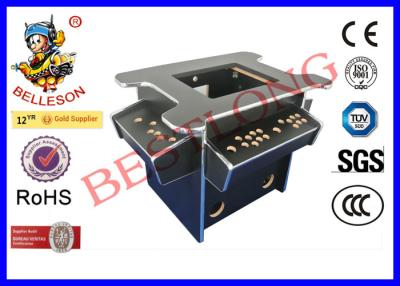 China Black Diy Arcade Game Machine , 3 Side Coin Operated Arcade Machines for sale