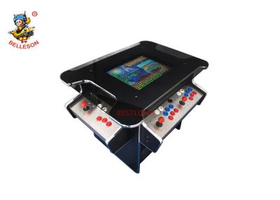 China 4 Player Arcade Cabinet Coin Operated Game Machines With Stainless Steel Control Panel for sale