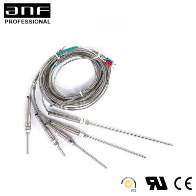 China 24 Hours Thermocouple Sensor K E J Fast Sounder Type RTD Pt100 Temperature Measurement Temperature for sale