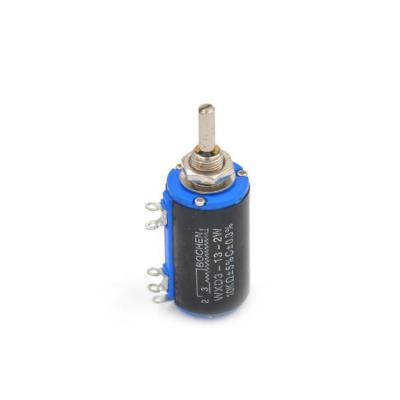 China WXD3-13-2W 10K Ohm Wire Wound Multi-Turn Potentiometer Motorized Potentiometer 36 x 20mm/1.4