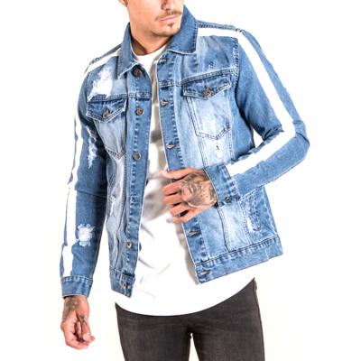 China Denim Jacket Manufacturer Custom OEM Men's Breathable Denim Jacket for sale