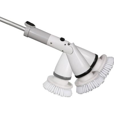 China 2022 Viable A Large Clean Spin Power Brush Floor Scrubber For Bathroom Electric Spin Scrubber Wash Cleaning Brush Rechargeable for sale